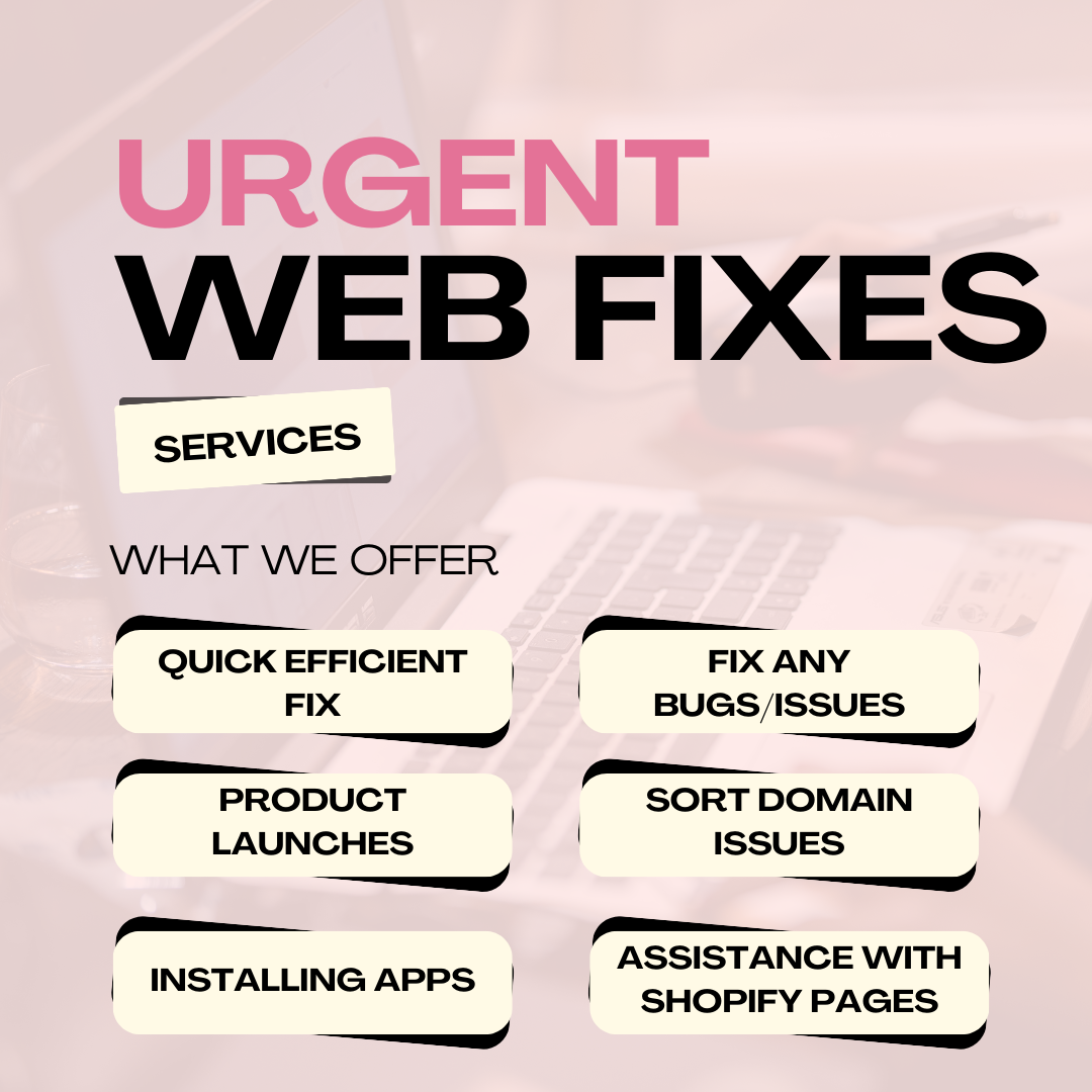 Website Fix & Support (Hourly)
