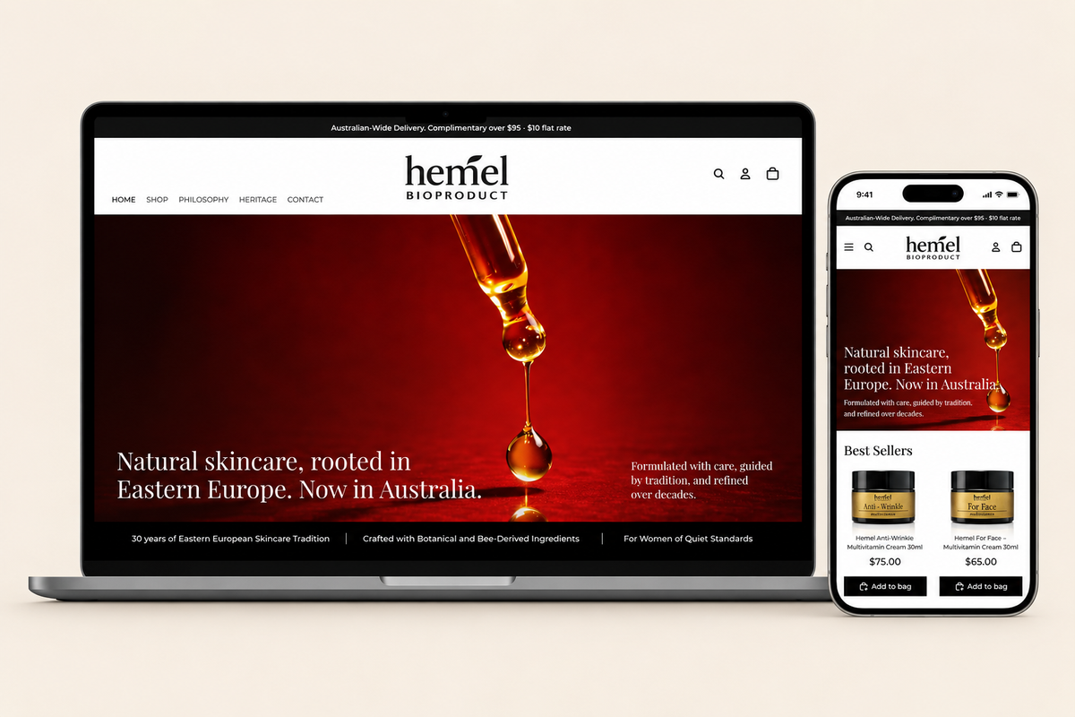 mockups of beauty secctor
